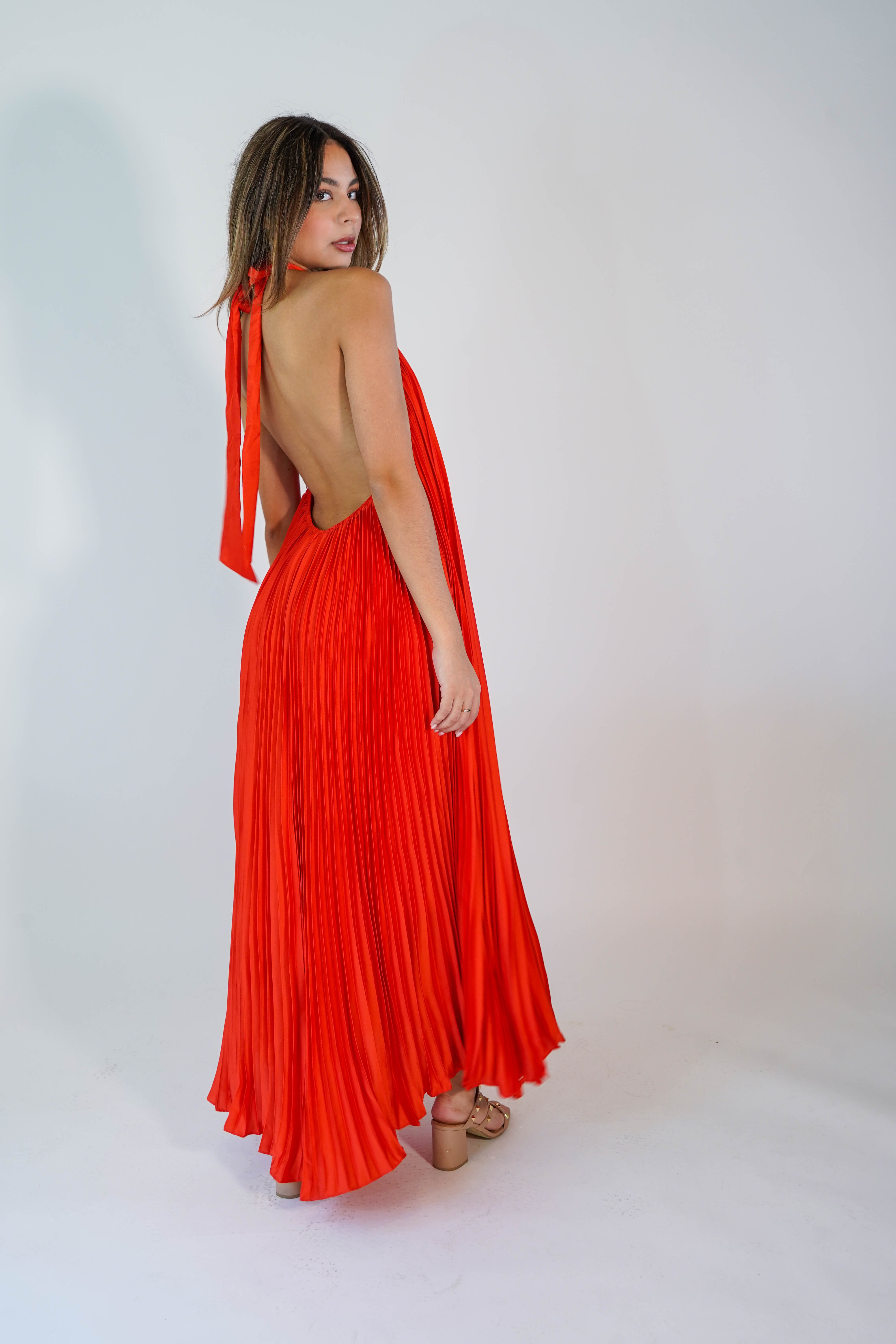 Margot Hatler Orange Dress