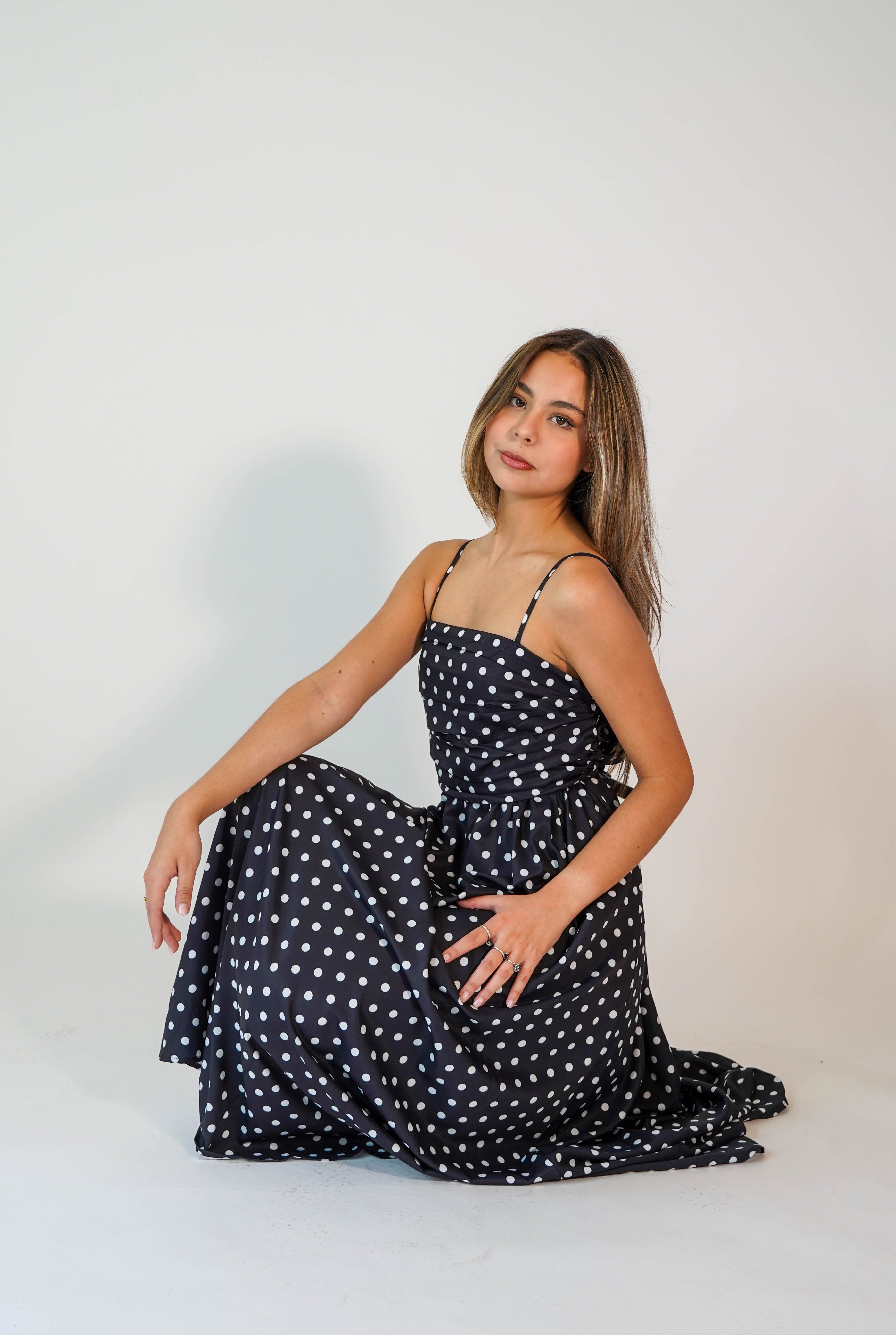 Karina Black Dots Dress
