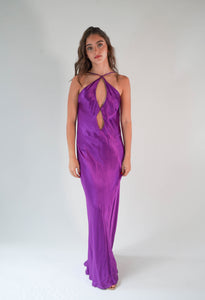 Rihanna Purple Dress