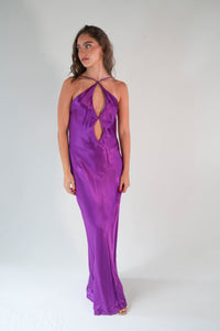 Rihanna Purple Dress