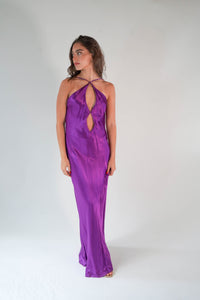 Rihanna Purple Dress