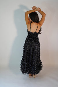 Gracie Butterflies Black Dress