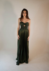 Andie Strapless Green Dress