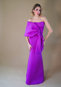 Mara Purple Bun Dress