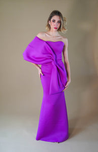 Mara Purple Bun Dress