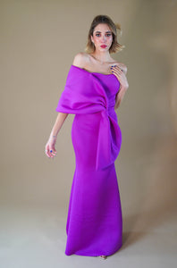 Mara Purple Bun Dress