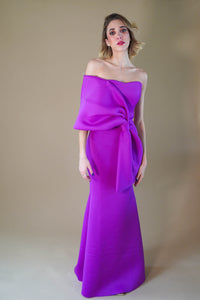 Mara Purple Bun Dress