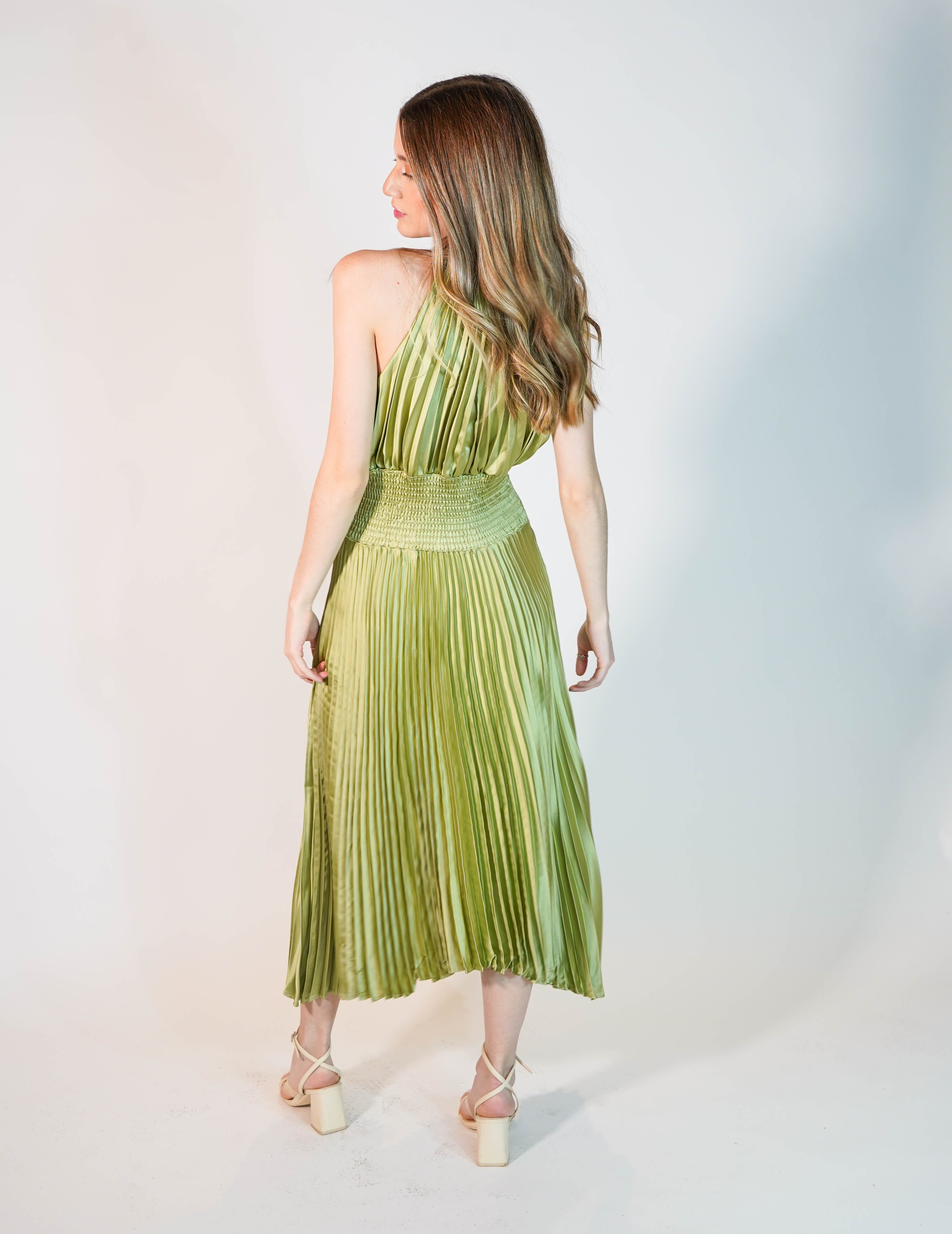Julia Green Halter Dress