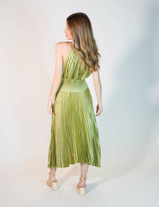 Julia Green Halter Dress