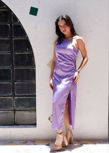 Ellie Lila Silk Midi Dress