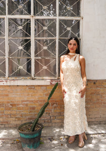 Sophia White Scarf Dress