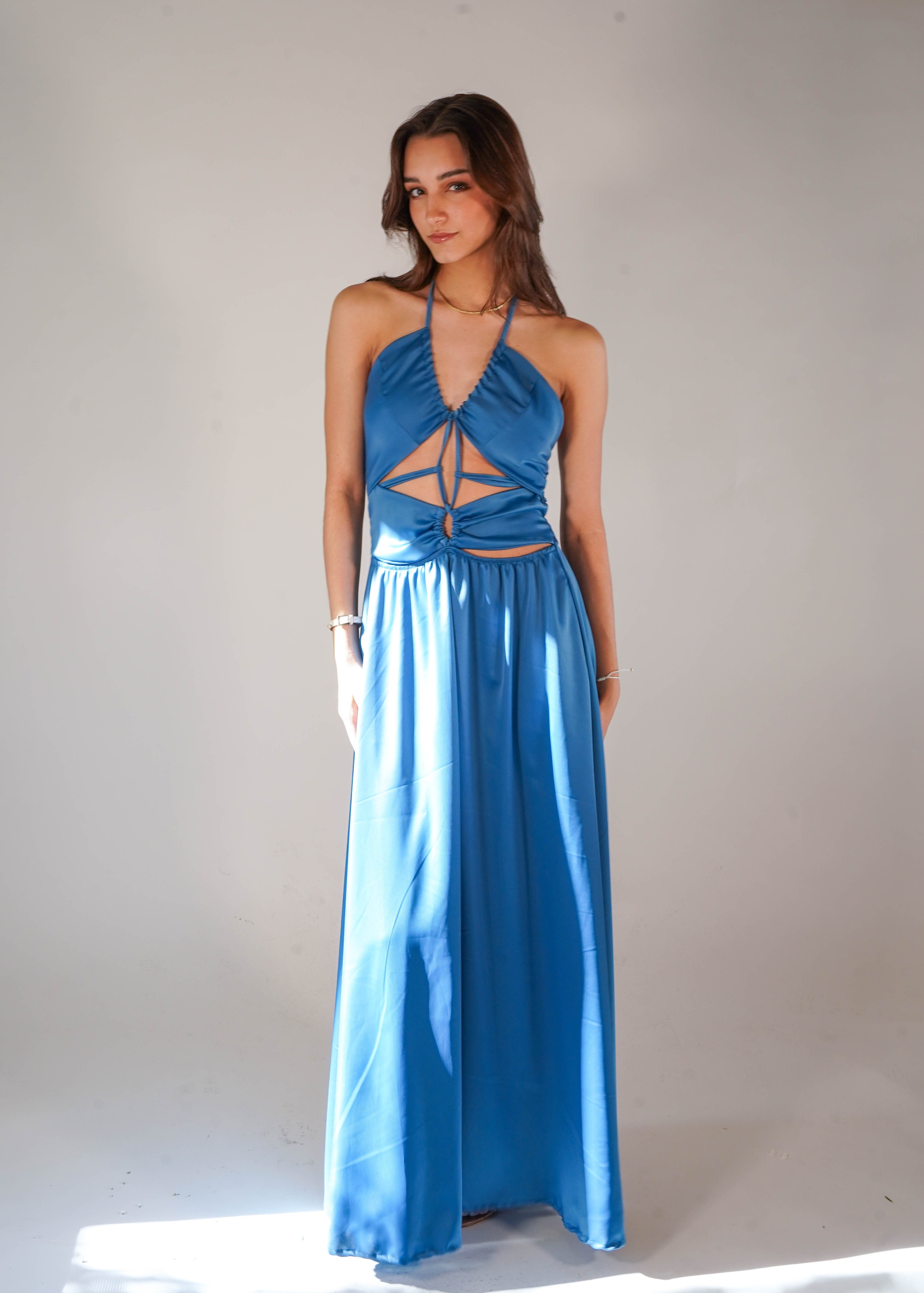 Ines Cut Out Blue