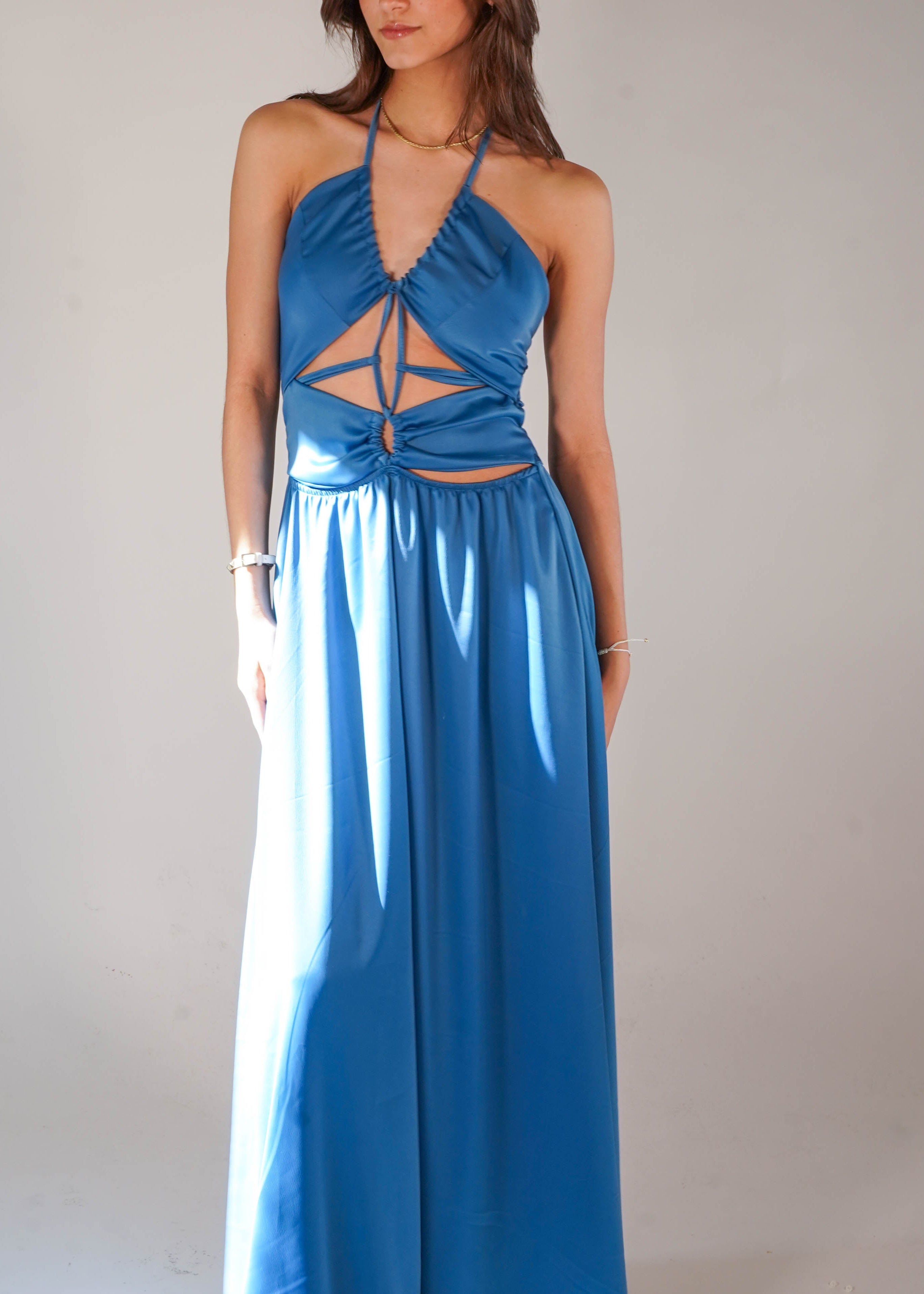 Ines Cut Out Blue