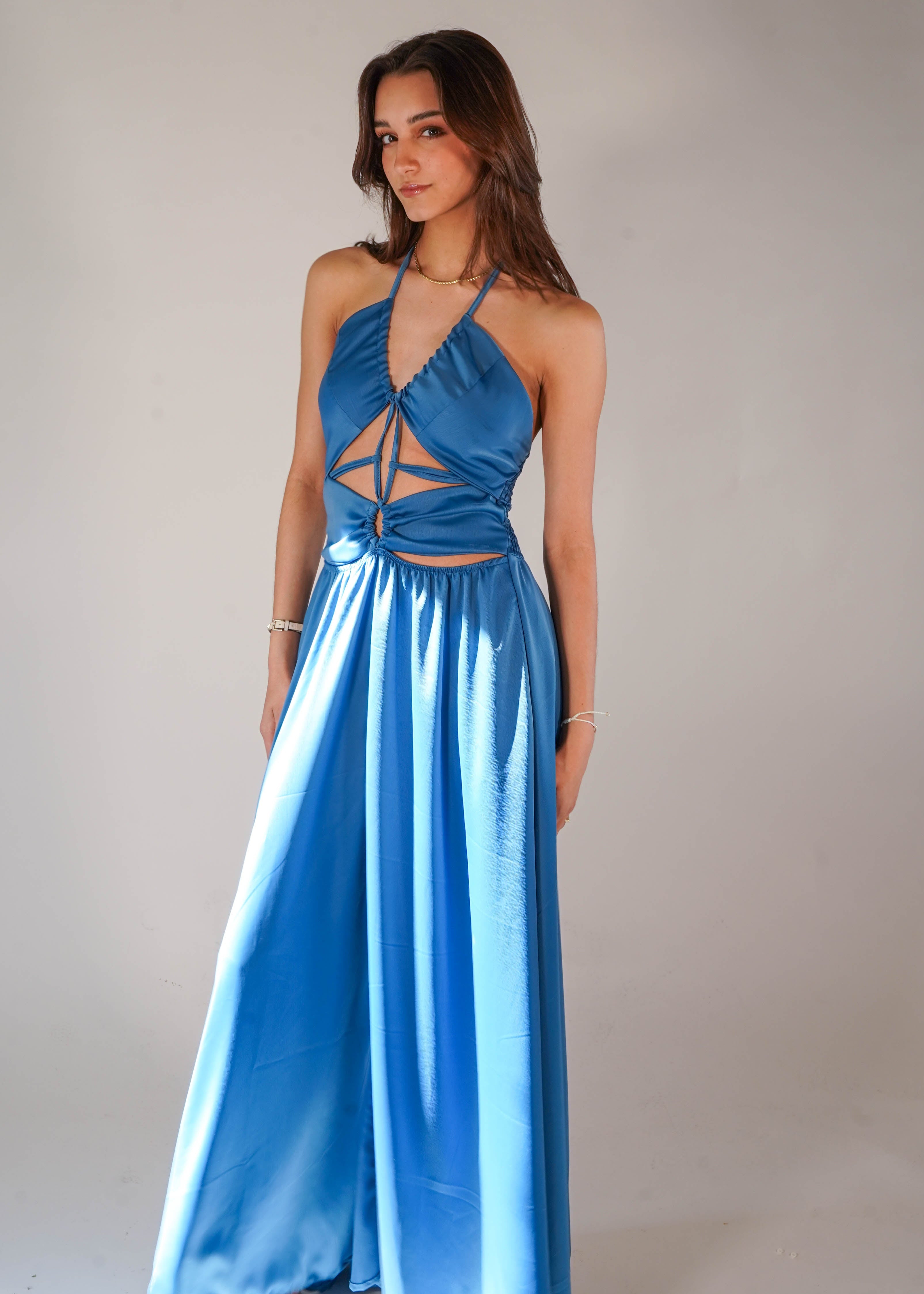 Ines Cut Out Blue