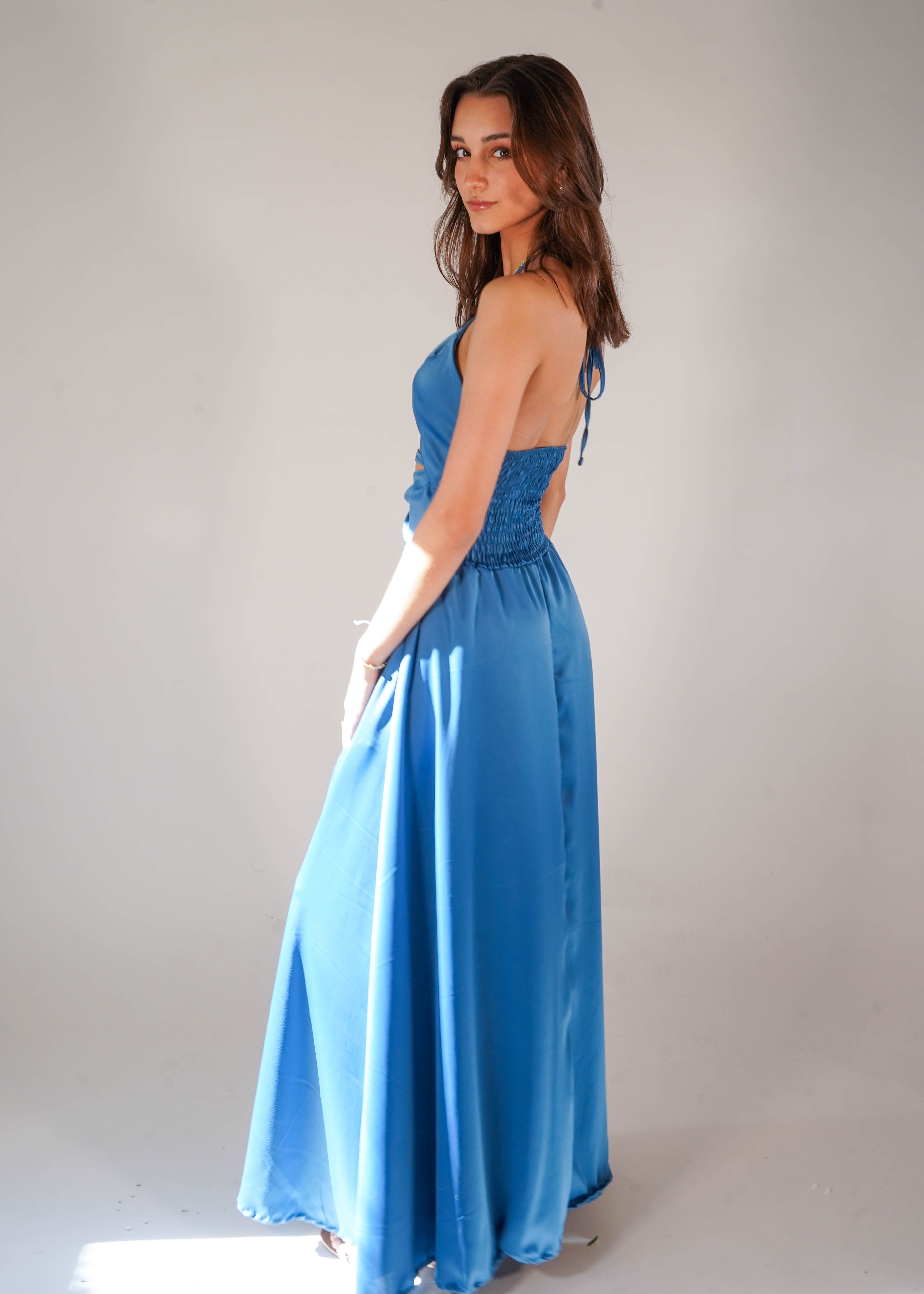 Ines Cut Out Blue