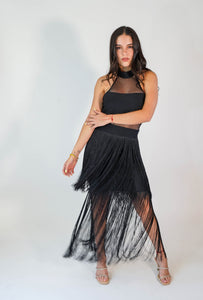 Anna Fringes Dress