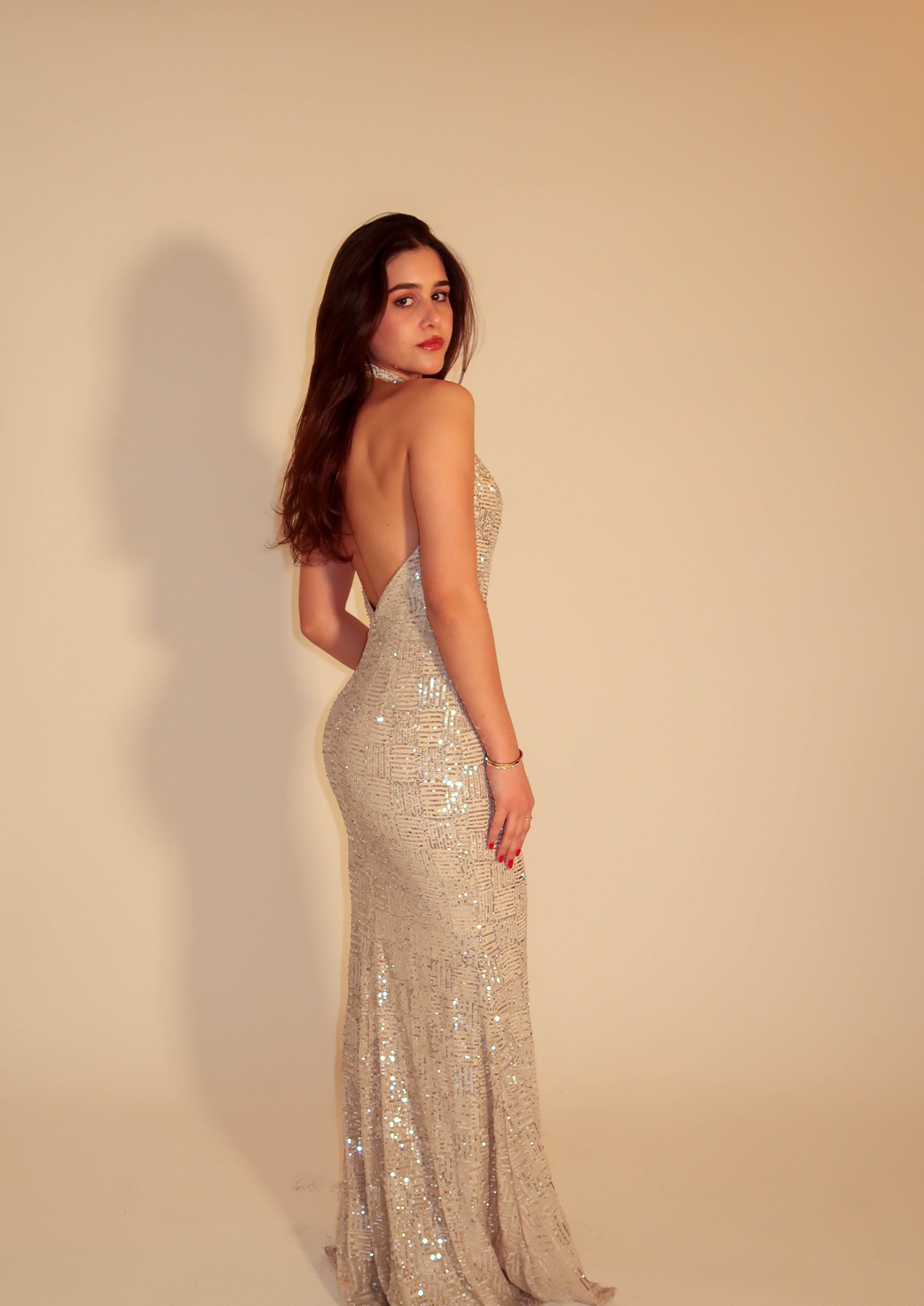 Kylie Halter Silver Sequin