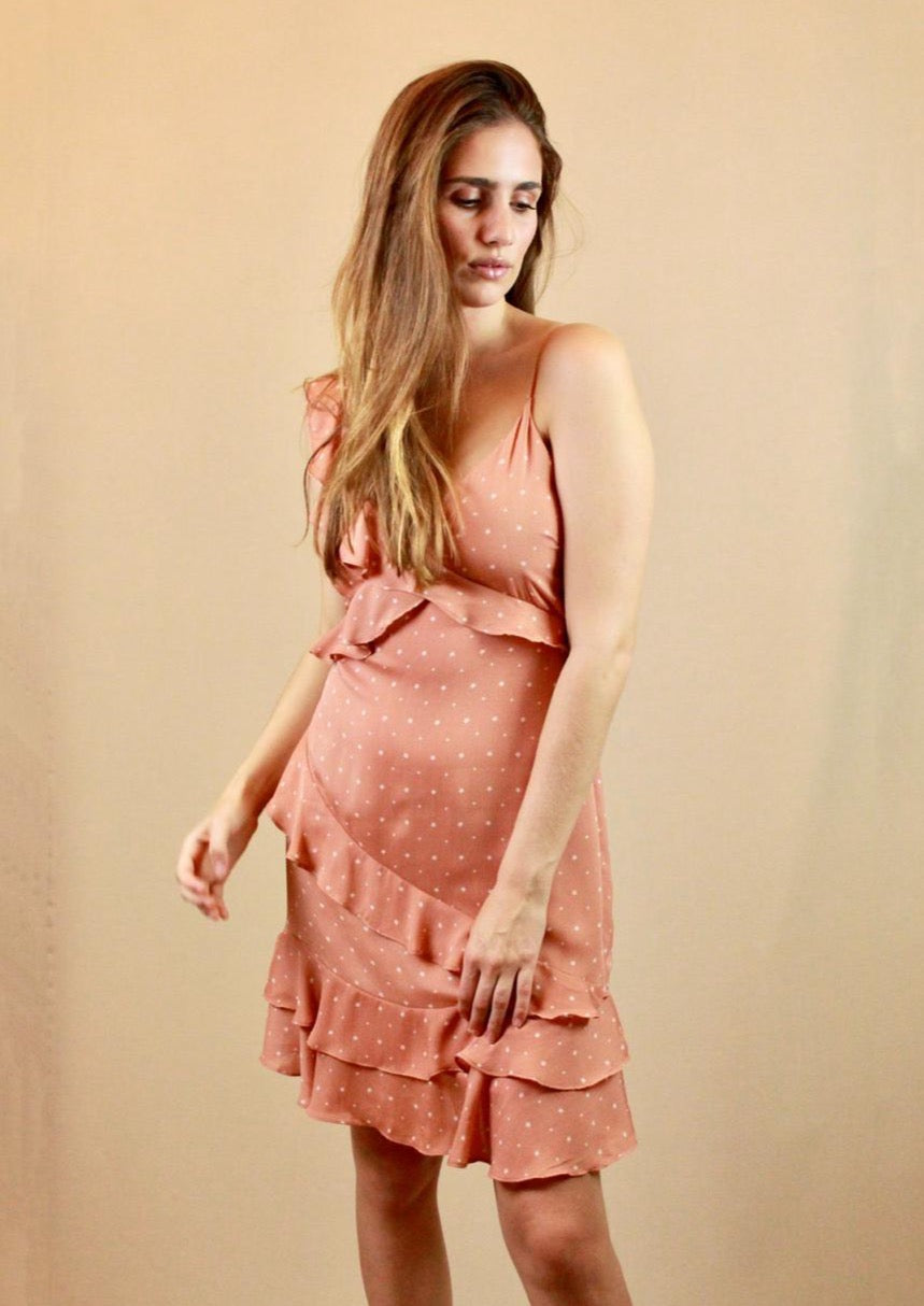 Vestido Rosa Con Estrellas